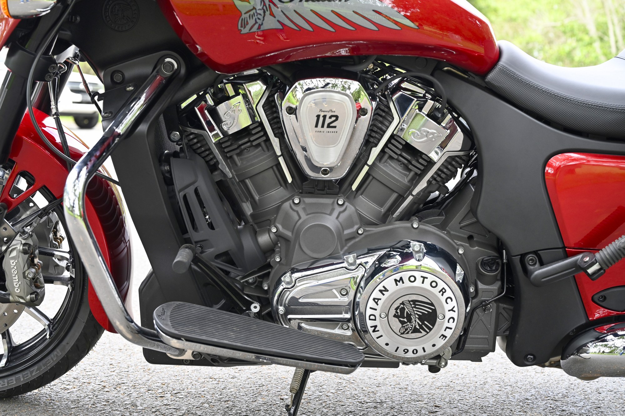 The liquid-cooled 1834 cc PowerPlus 112 is the headline act.