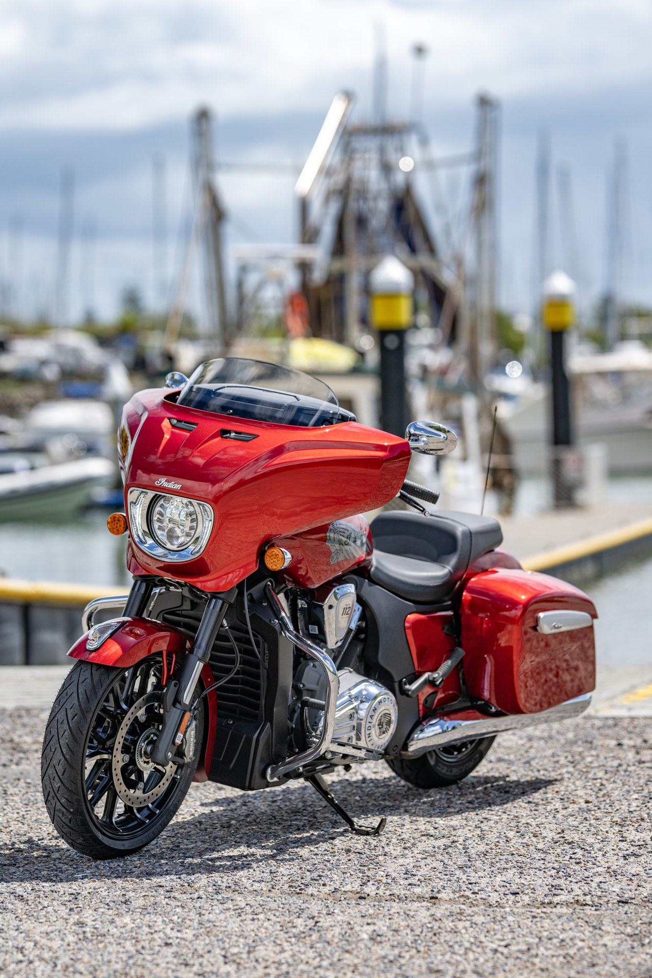 A substantial touring motorcycle, but surprisingly accommodating once underway.