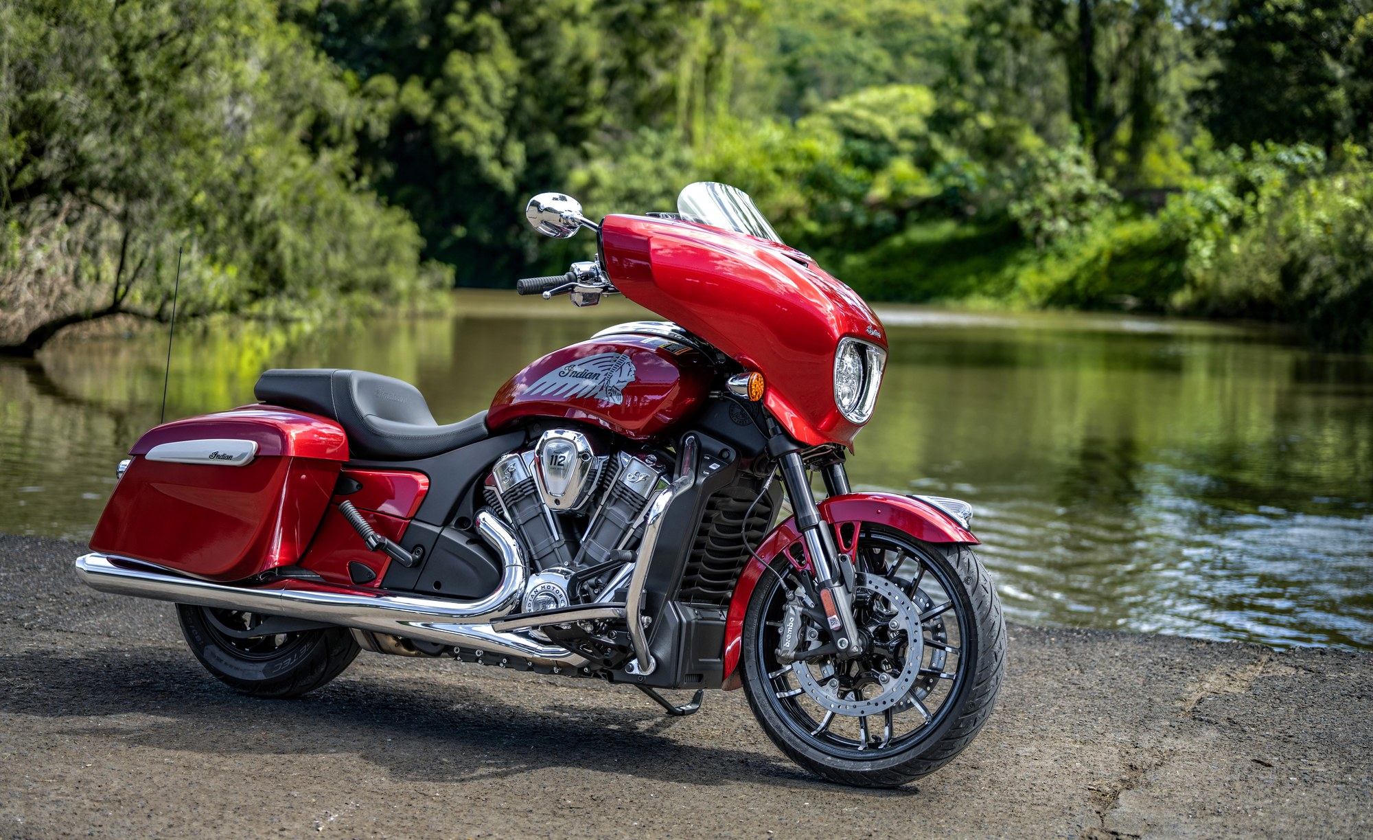 Open-country touring around the Scenic Rim suited the Chieftain perfectly.