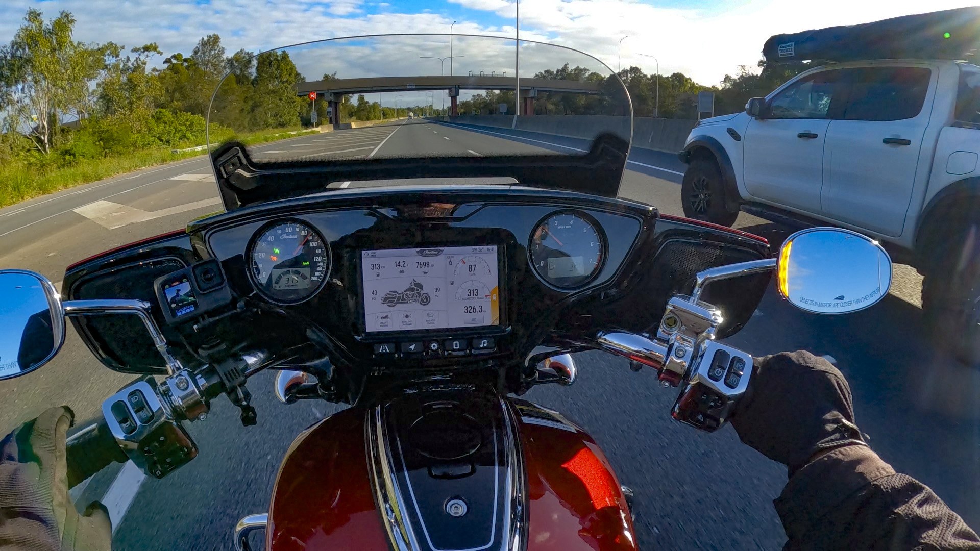 Lane-change, blind-spot and rear-collision warnings become genuinely useful on busy roads.