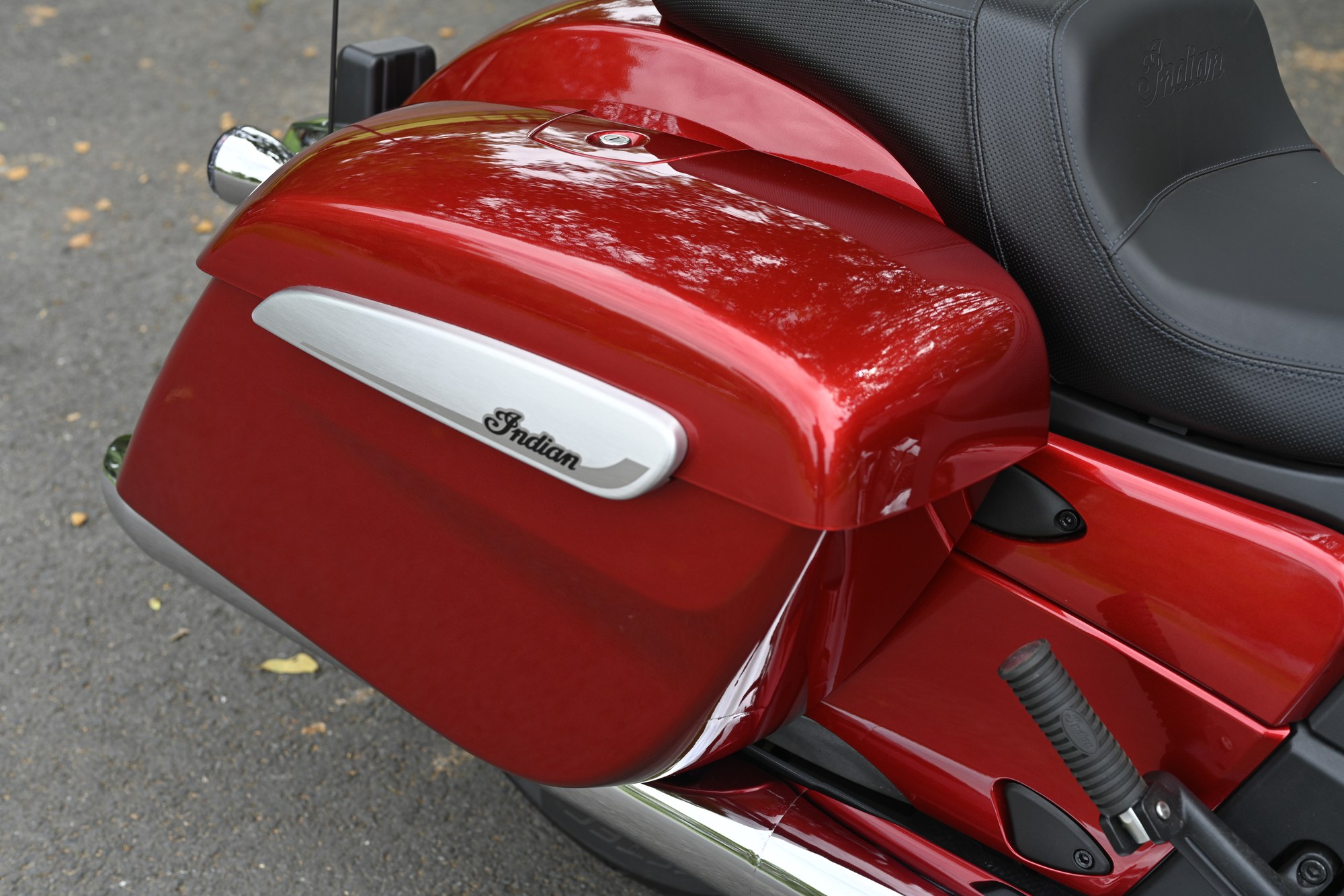 The remote-locking 68-litre panniers swallowed the camera kit comfortably.