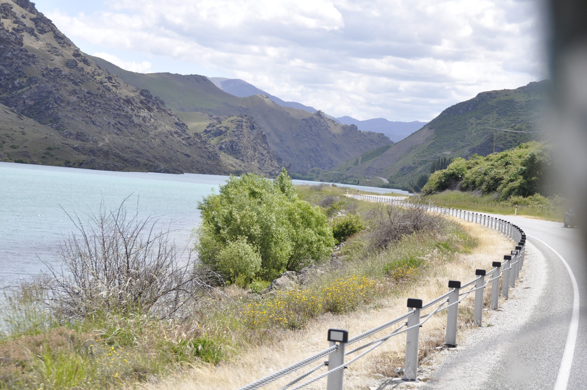 Following the Clutha River towards Central Otago.