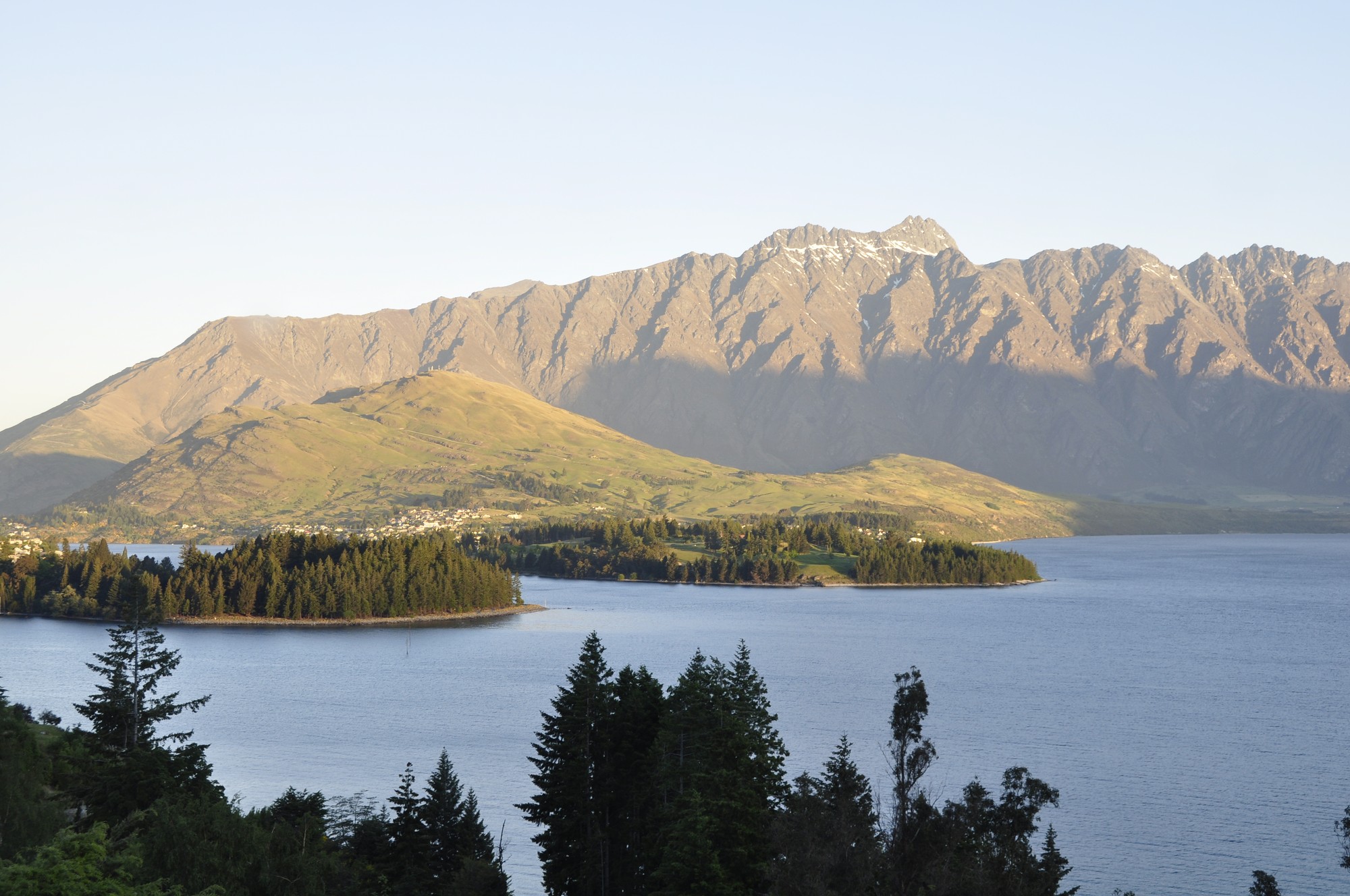 Queenstown and the Remarkables from our hotel window.