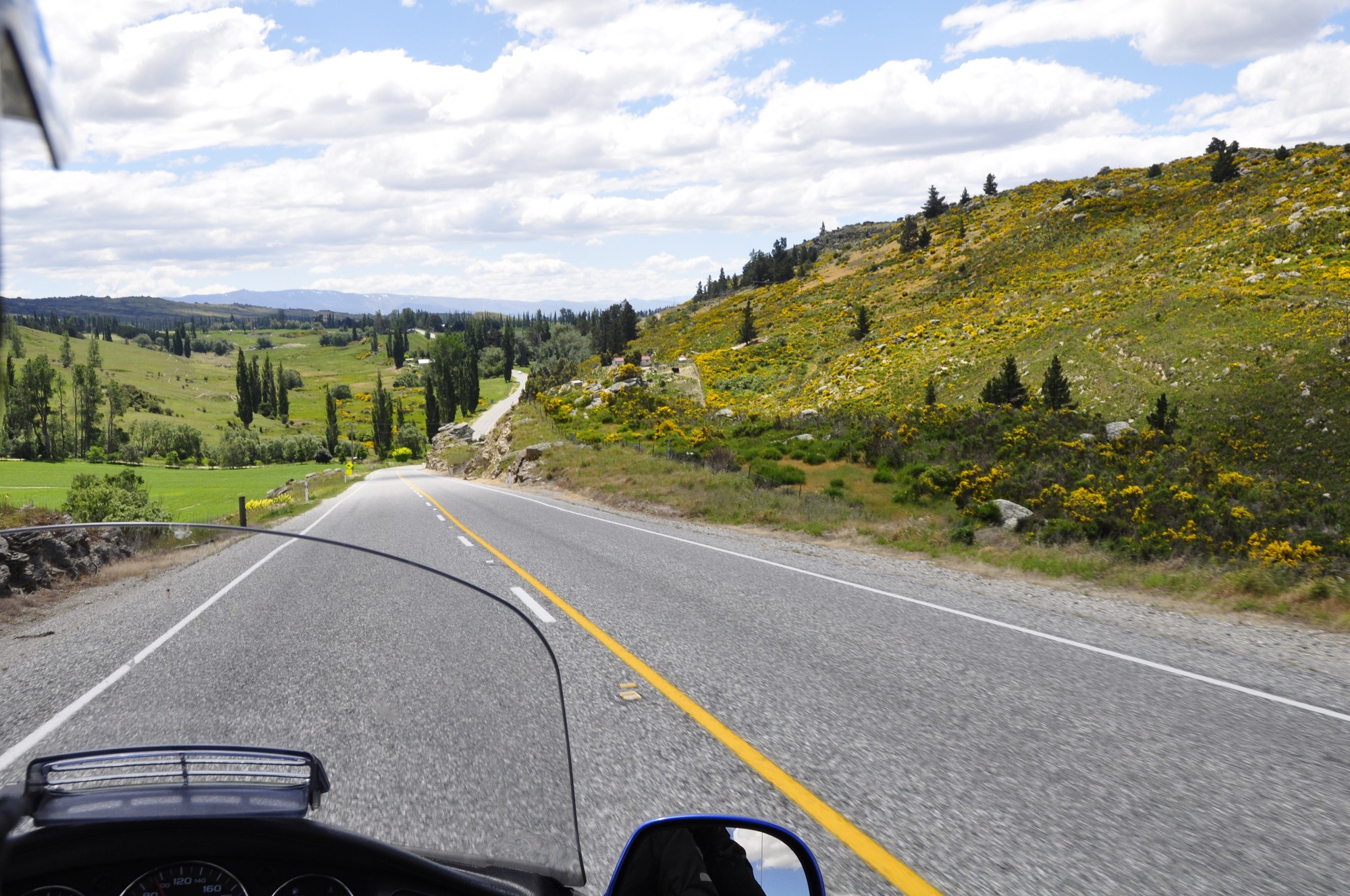 Heading north-west on State Highway 8.