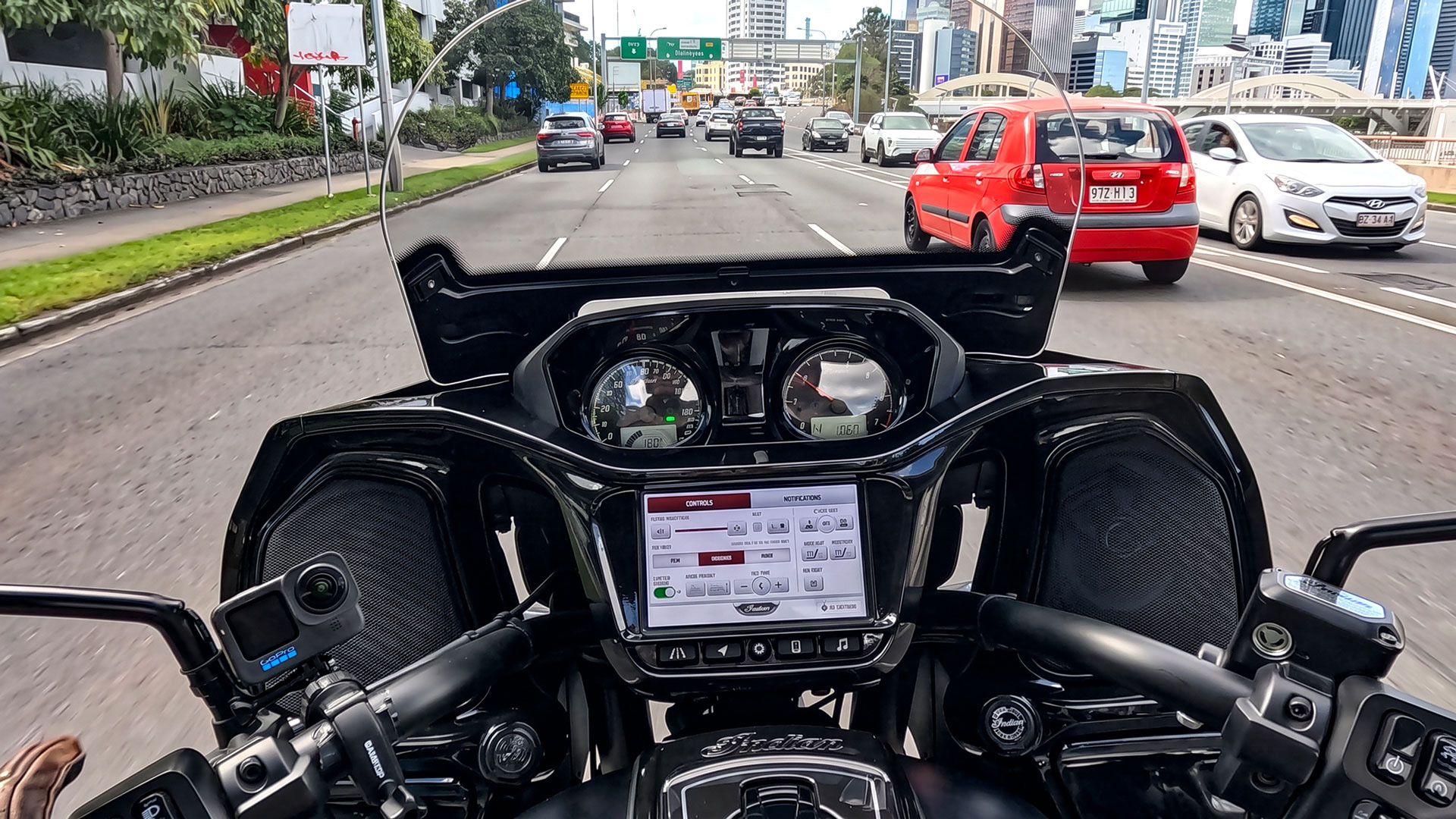 Indian Pursuit control screen